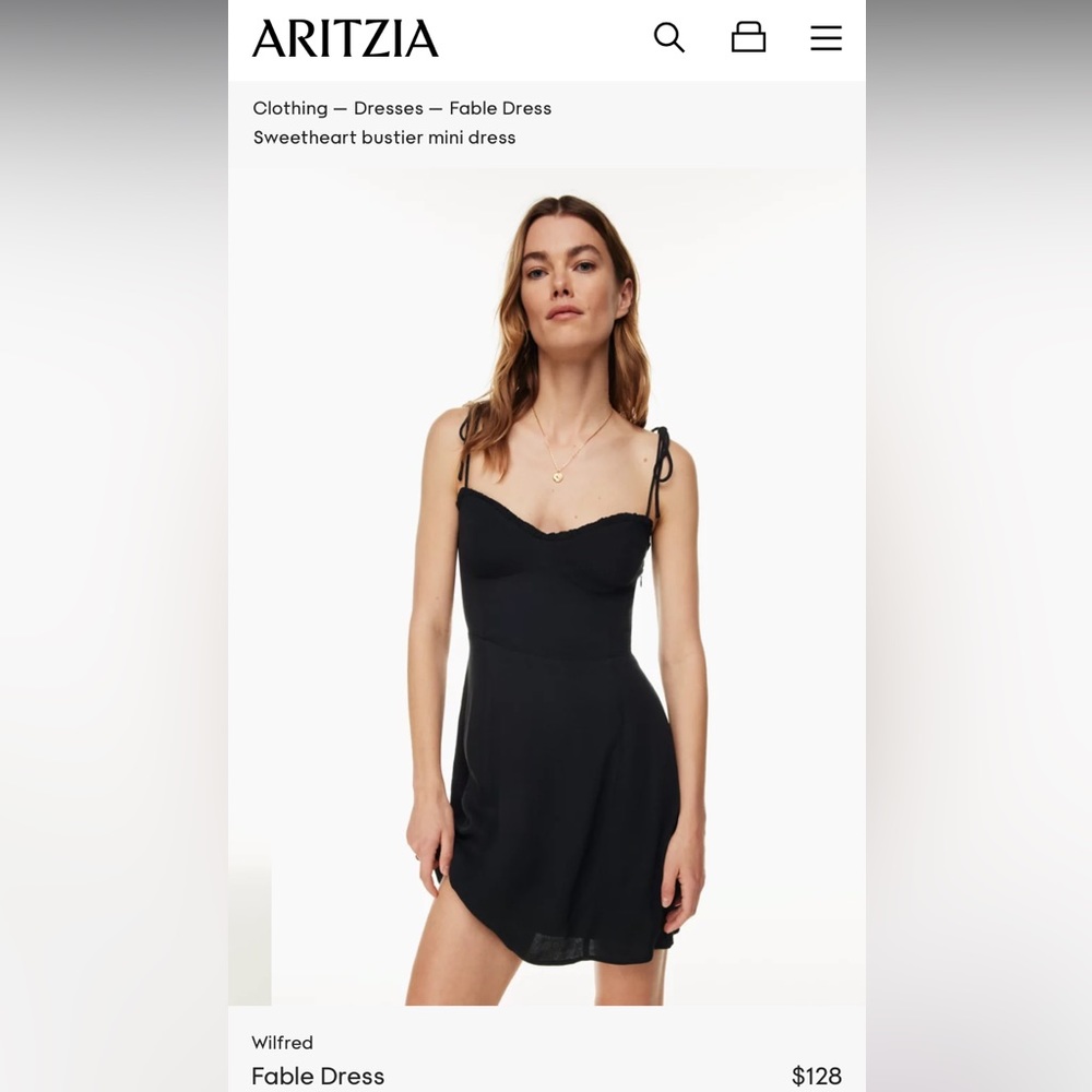 Wilfred Fable Dress - Aritzia size 2